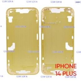 Chasis / Marco Intermedio Para IPhone 14 Plus - Amarillo