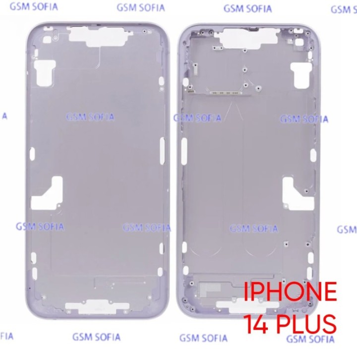 Chasis / Marco Intermedio Para IPhone 14 Plus - Lila