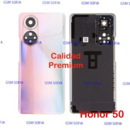 Tapa trasera con Lente CALIDAD PREMIUM para Huawei Honor 50 - Rosa
