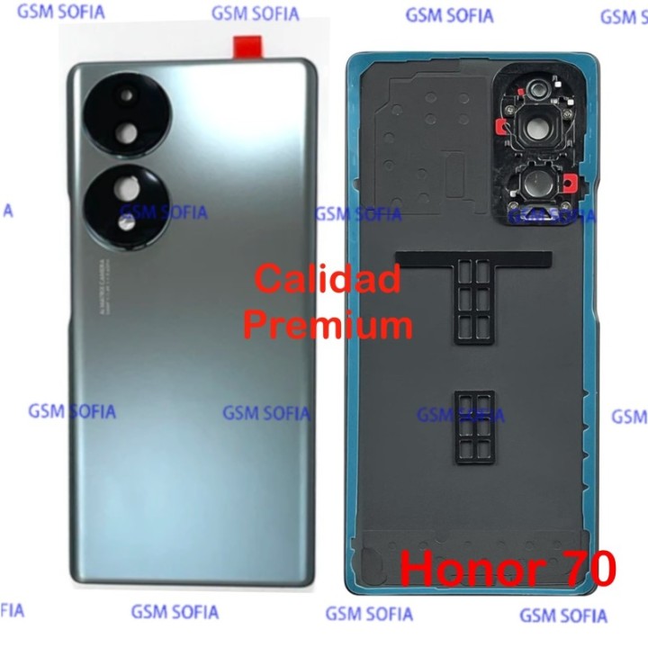 Tapa trasera con Lente CALIDAD PREMIUM para Huawei Honor 70 - Verde