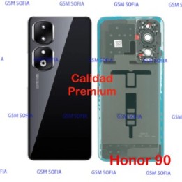Tapa trasera con Lente CALIDAD PREMIUM para Huawei Honor 90 - Negro
