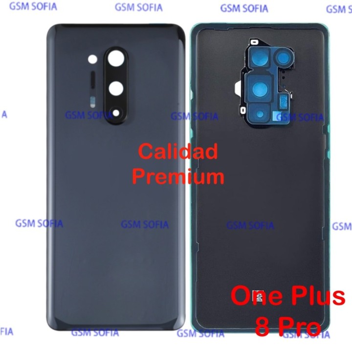 Tapa trasera con Lente CALIDAD PREMIUM Para One Plus 8 Pro / 1 + 8 Pro - Negro