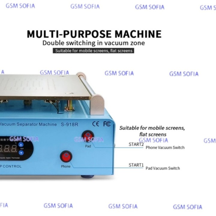 máquina separadora de LCD al vacío SUNSHINE S-918R