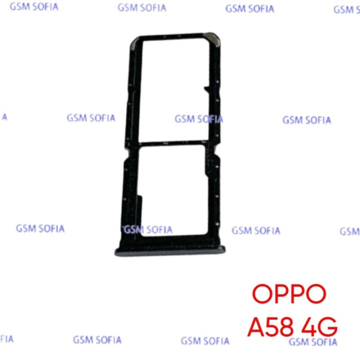 Bandeja sim  Para Oppo A58 4G - Negro