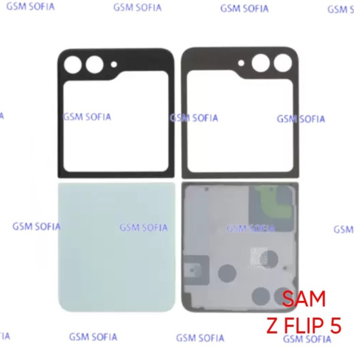 Juego Tapa Trasera Entera Para Samsung Galaxy Z Flip 5 5G / F946 - Verde