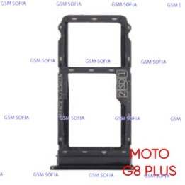 Bandeja sim Para Motorola Moto G8 Plus - Negro