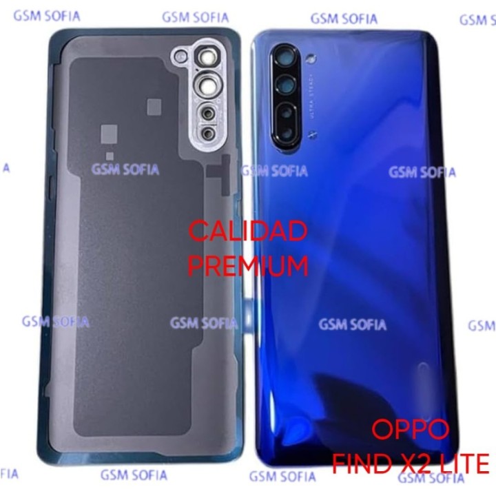 Tapa Trasera Con lente Calidad Premium Para Oppo Find X2 Lite - Azul