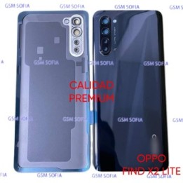 Tapa Trasera Con lente Calidad Premium Para Oppo Find X2 Lite - Negro