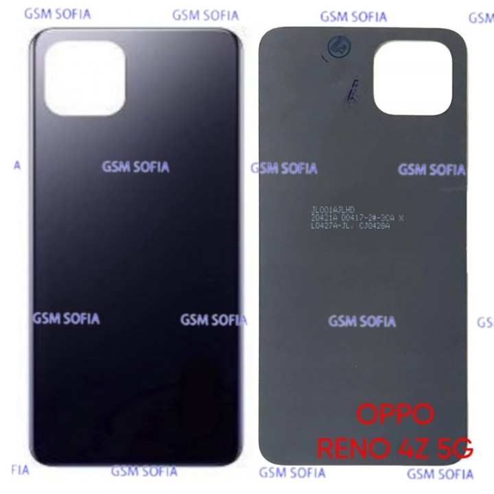 Tapa Trasera Para Oppo Reno 4z - Negro