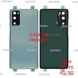 Tapa Trasera Con lente Calidad Premium Para Samsung Galaxy S20 FE 4G / S20 FE 5G - Verde