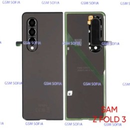 Tapa Trasera Con lente Calidad Premium Para Samsung Galaxy Z fold 3 / F926 - Negro