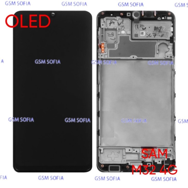 Pantalla completa oled con marco para Samsung Galaxy M32 4G / M325