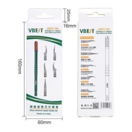 Herramienta de cuchillas de reparación de CPU VBST-79A para raspador de palanca de Chip