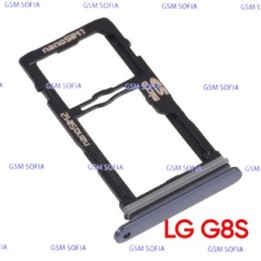 Bandeja sim Para LG G8s - Azul Marino