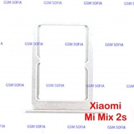 bandeja de tarjeta SIM Para XIAOMI MI mix 2s - Plata