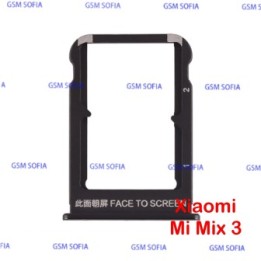 bandeja sim para Xiaomi mi mix 3 - Negro