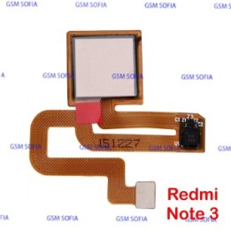 Flex Lector De Huella Para Xiaomi Redmi Note 3 - Oro