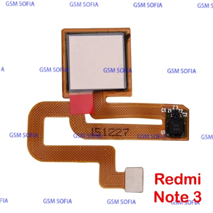 Flex Lector De Huella Para Xiaomi Redmi Note 3 - Oro