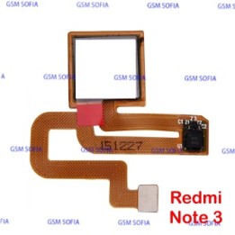 Flex Lector De Huella Para Xiaomi Redmi Note 3 - Plata