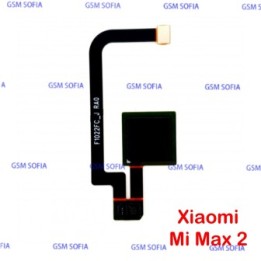 Flex De Lector De Huella Para Xiaomi Mi Max 2 - Negro