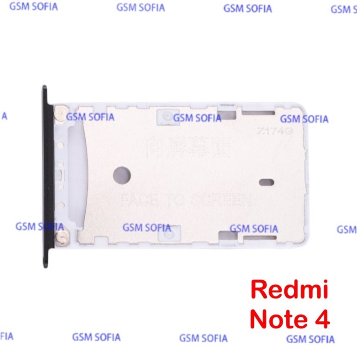 Bandeja Sim+Sd Para Redmi Note 4x / Redmi note 4 - Negro