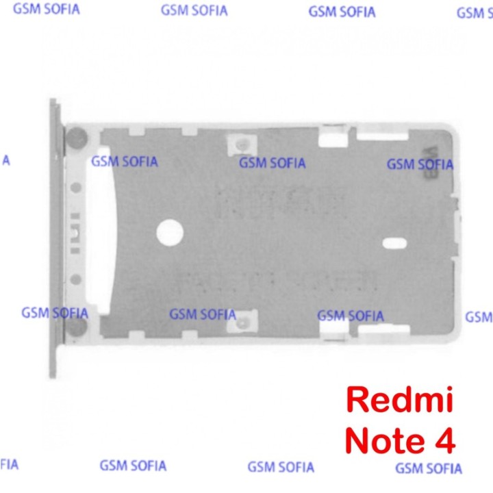 Bandeja Sim+Sd Para Redmi Note 4x / Redmi note 4 - Gris