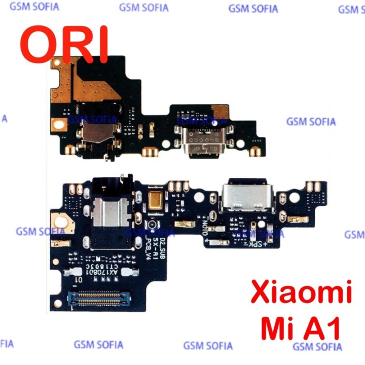 Placa Auxiliar Con Conector De Carga TipoC / Jack Audio / Microfono Ori Para Xiaomi Mi A1