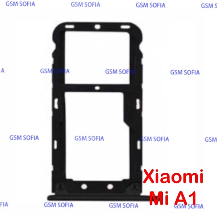 Bandeja SIM Para Xiaomi Mi A1 / Mi 5x - Negro