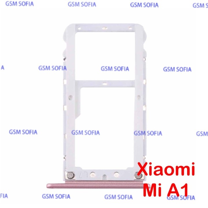 Bandeja SIM Para Xiaomi Mi A1 / Mi 5x - Rosa