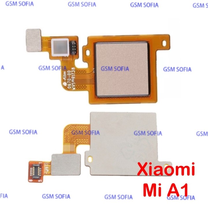 Flex Con Lector De Huella Para Xiaomi Mi A1 - Rosa