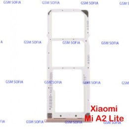 Bandeja SIM + SIM/SD Para Xiaomi Mi A2 Lite / Redmi 6 PRO - Oro