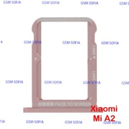 Bandeja SIM Para XIAOMI MI A2 / MI 6X - Rosa