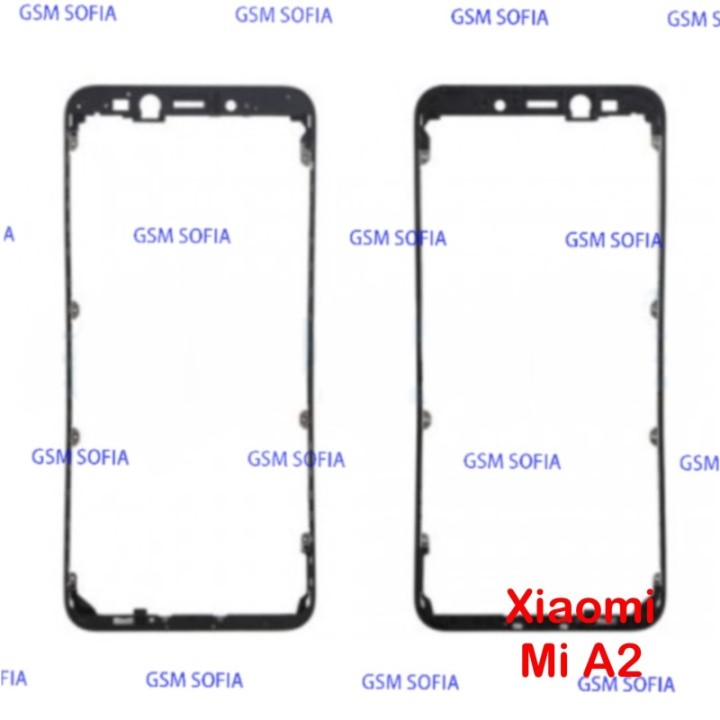 Marco Intermedio LCD Xiaomi Mi A2 / Mi 6X - Negro