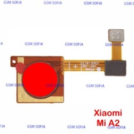 Flex Home+Huella Para Xiaomi Mi A2 / mi 6X - rojo