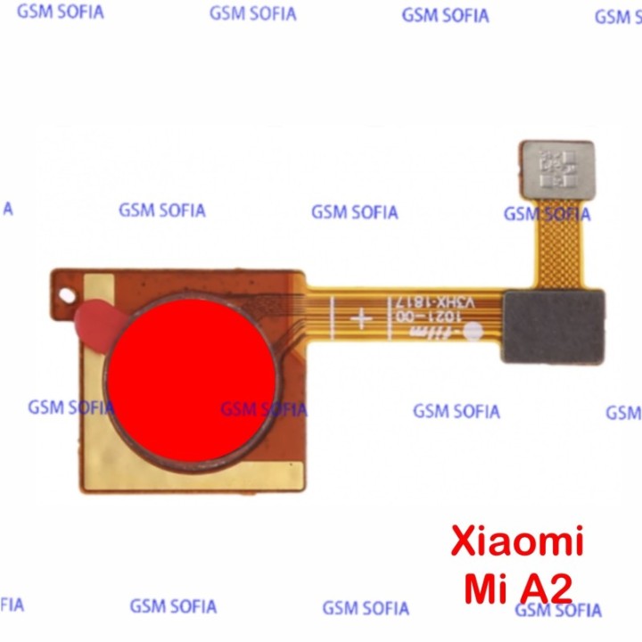 Flex Home+Huella Para Xiaomi Mi A2 / mi 6X - rojo