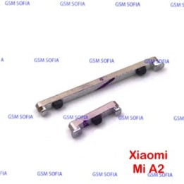 Botón / Pulsador lateral Power + Volumen Para Xiaomi Mi A2 / Mi 6x - Oro