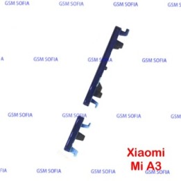 set de botones laterales para Xiaomi mi a3 - Azul