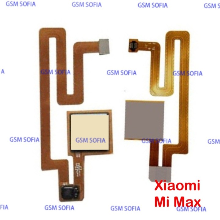 Flex Lector De Huella Para Xiaomi Mi Max - Oro