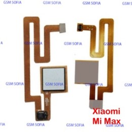 Flex Lector De Huella Para Xiaomi Mi Max - Plata