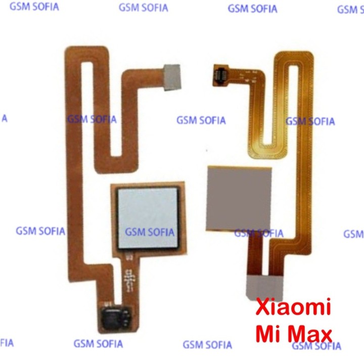 Flex Lector De Huella Para Xiaomi Mi Max - Plata