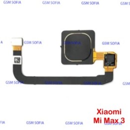 Flex De Huella Para Xiaomi Mi Max 3 - Negro