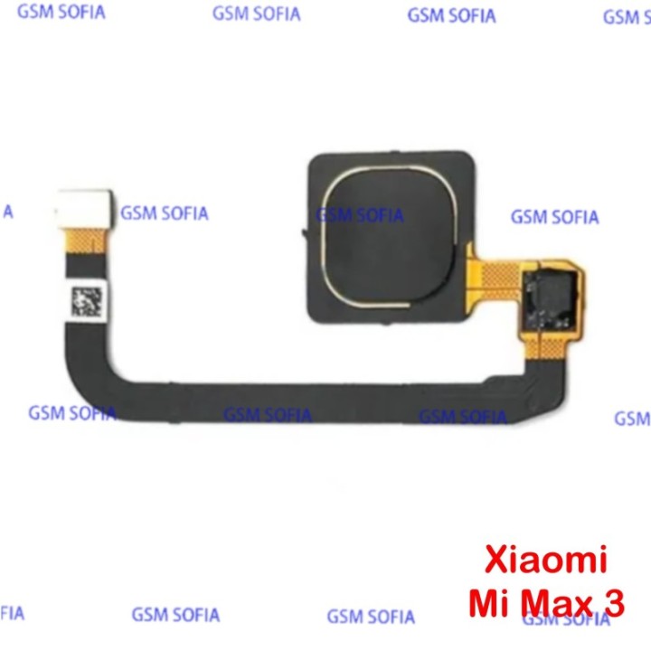 Flex De Huella Para Xiaomi Mi Max 3 - Negro
