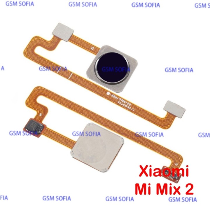 Flex De Lector De Huella Para Xiaomi Mi Mix 2 - Negro