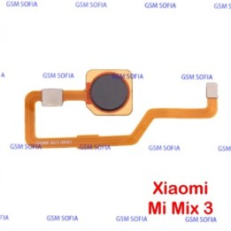 Flex Boton Home Y Lector Huella Para Xiaomi Mi Mix 3 - Negro