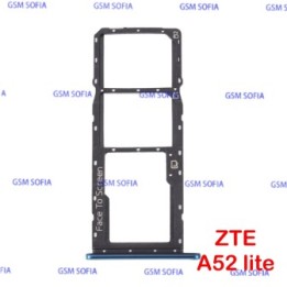 Bandeja sim Para Zte A52 Lite - Azul Marino