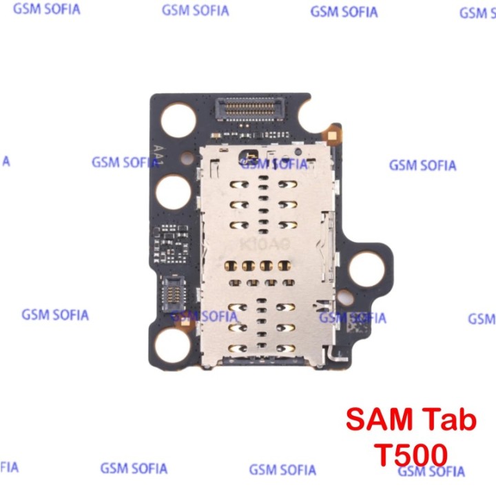 Placa Lector sim para Samsung Galaxy Tab T500 / TAB A7 10.4 2020 - Negro