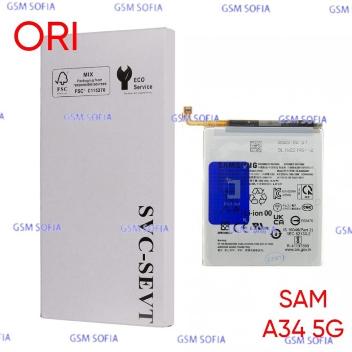 BATERIA EB-BA346ABY ORI PARA SAMSUNG GALAXY A34 A345 / A54  A54 5G / A25 255 / A55 5G