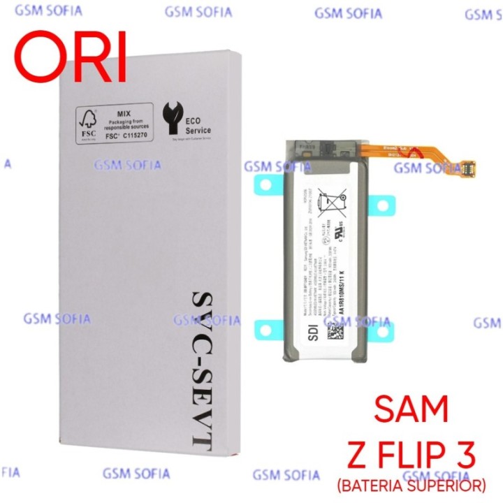 Bateria Superior Secundaria EB-BF712ABY Ori Para Samsung Galaxy Z Flip 3 5G / F712