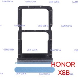 Bandeja sim + micro SD Para Huawei Honor X8B - Azul
