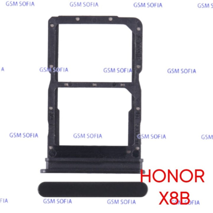 Bandeja sim + micro SD Para Huawei Honor X8B - Negro